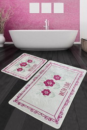 Mijölnir With Flower Djt Juego de alfombras de baño Multicolor